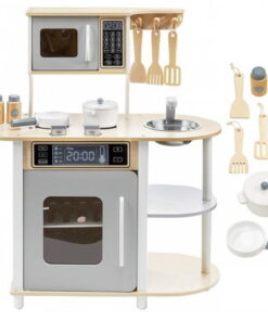 Bucatarie din lemn MDF complet utilata cu accesorii moderne 01.jpeg