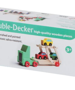 Camion transportator din lemn cu 3 masinute 07.jpeg