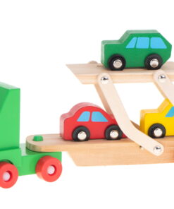 Camion transportator din lemn cu 3 masinute 08.jpeg