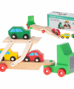 Camion transportator din lemn cu 3 masinute 09.png