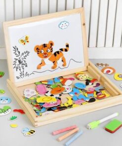 Carte Puzzle din lemn magnetica Animale Salbatice 01.jpg