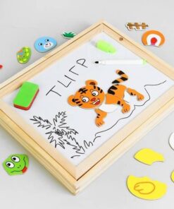 Carte Puzzle din lemn magnetica Animale Salbatice 04.jpg