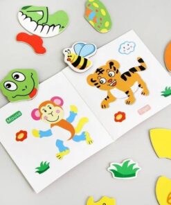 Carte Puzzle din lemn magnetica Animale Salbatice 05.jpg