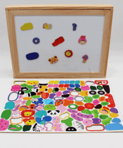 Carte Puzzle din lemn magnetica Tematica Animale 01.gif