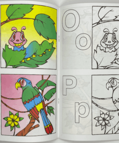 Carte de colorat Animale coloram alfabetul invatam 04.png