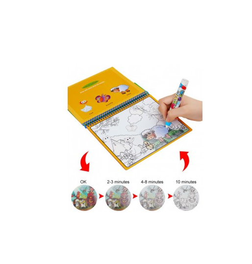 Carte de desenat cu apa-Sirena - imagine 5