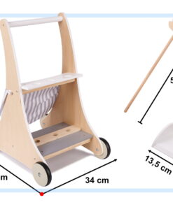 Carucior de curatenie cu accesorii pentru copii 03.jpeg