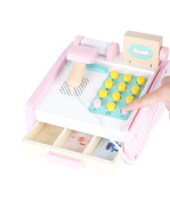 Casa de marcat din lemn pentru copii cu 18 piese 04.jpeg