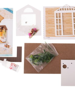 Casa de papusi din lemn cu mobilier si lumini Sufragerie 05.jpeg