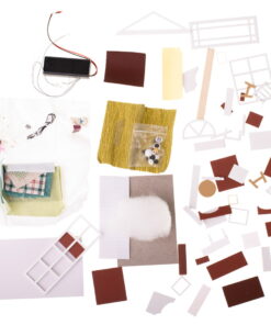 Casa de papusi din lemn cu mobilier si lumini Sufragerie 06.jpeg