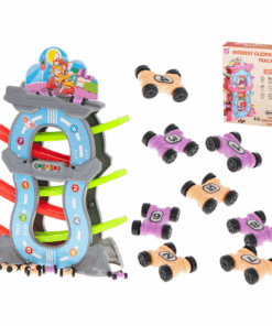 Circuit auto si pista de curse cu 6 nivele si 8 masinute 01.png