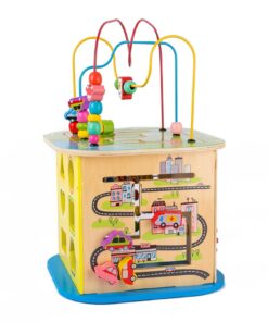 Cub educativ multifunctional din lemn Cutia Comorilor 01.jpg