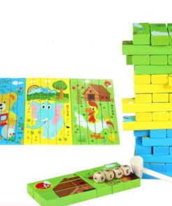 Cuburi Lemn 3 in 1 Jenga Domino si Puzzle01.jpg