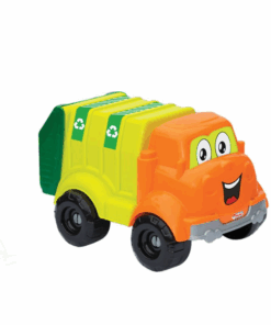 Cuburi de construit tip lego 30 piese mari Masina reciclare 01.png