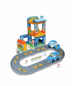 Cuburi de construit tip lego 48 piese mari Politie 18 luni 01.png