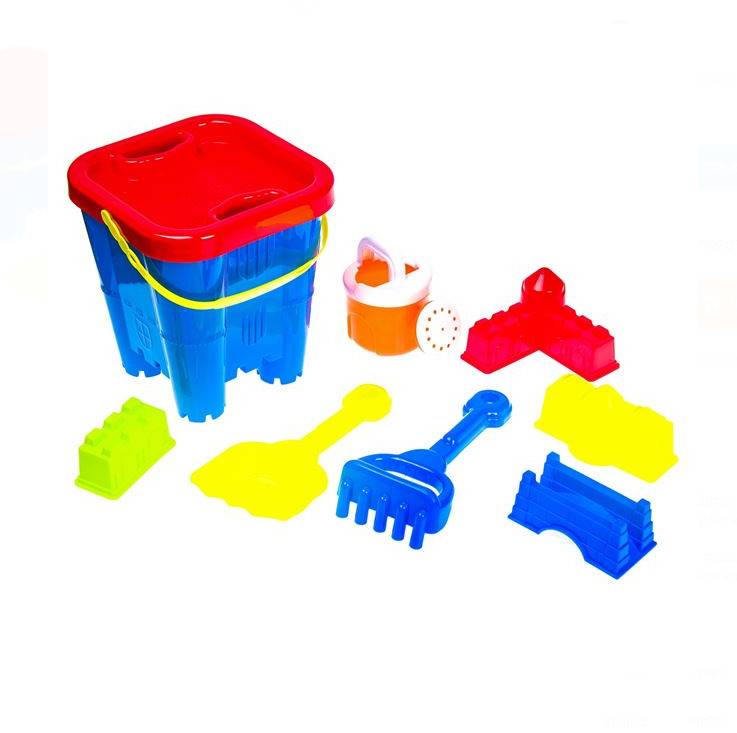 Galeata de plaja Blue Castle 15x15x21 cm 7 Accesorii 01.jpg