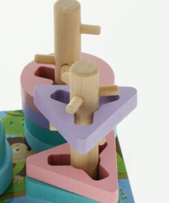 Joc Montessori 2 in 1 Motricitate si sortator de forme geometrice 01.jpg