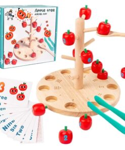 Joc Montessori Matematica si Dexteritate Copacul cu mere01.jpg