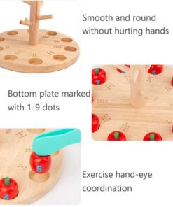 Joc Montessori Matematica si Dexteritate Copacul cu mere08.jpg