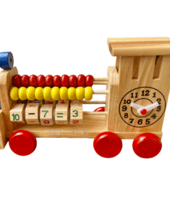 Joc aritmetic din lemn Trenulet cu operatii matematice 04.png