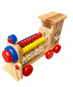 Joc aritmetic din lemn Trenulet cu operatii matematice 06.png