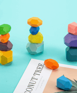 Joc creativ Montessori echilibru stivuire si culori 16 piese 06.png