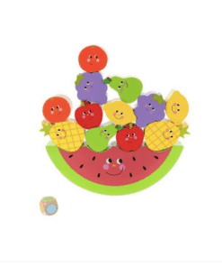 Joc de echilibru din lemn cu fructe multicolor 03.png