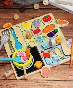 Joc de rol In Bucatarie. Puzzle incastru Feliat legume 05.jpg