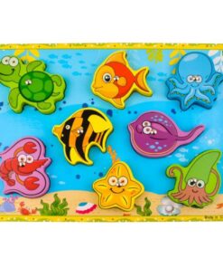 Joc din lemn de pescuit si siretuit Animale Marine 01.jpeg
