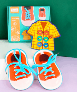 Joc din lemn de siretuit Rochita si pantofi 05.png