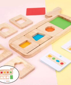 Joc educativ Montessori de asociere culori si forme 01.jpg