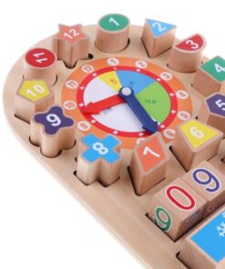 Joc educativ din lemn Invata ceasul si vremea 12 luni05.jpg