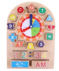 Joc educativ din lemn Invata ceasul si vremea 12 luni06.jpg