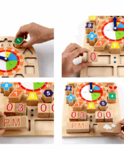 Joc educativ din lemn Invata ceasul si vremea 12 luni10.png