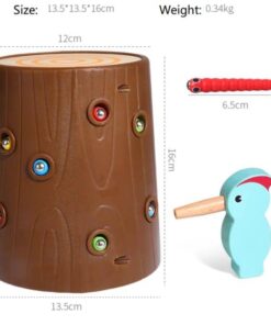 Joc educativ magnetic de indemanare Hraneste ciocanitoarea 02.jpeg