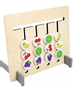 Joc lemn Montessori Labirint Asociere Culori si Fructe11.jpg