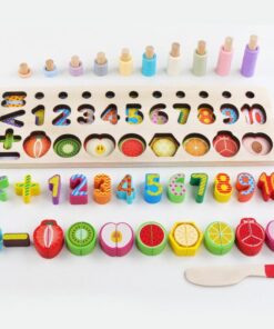 Joc logaritmic 4 in 1 Numarare sortare si fructe de feliat 02.jpg