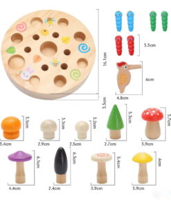 Joc magnetic si de indemanare Padurea cu ciupercute 10.jpg