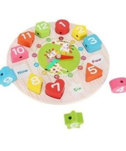 Joc multifunctional din lemn Ceas si joc de insiruit 04.jpg