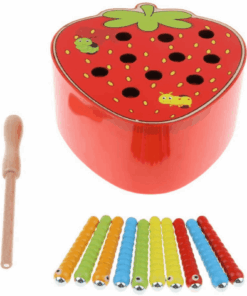 Joc pescuit magnetic capsuna si viermisori 02.png