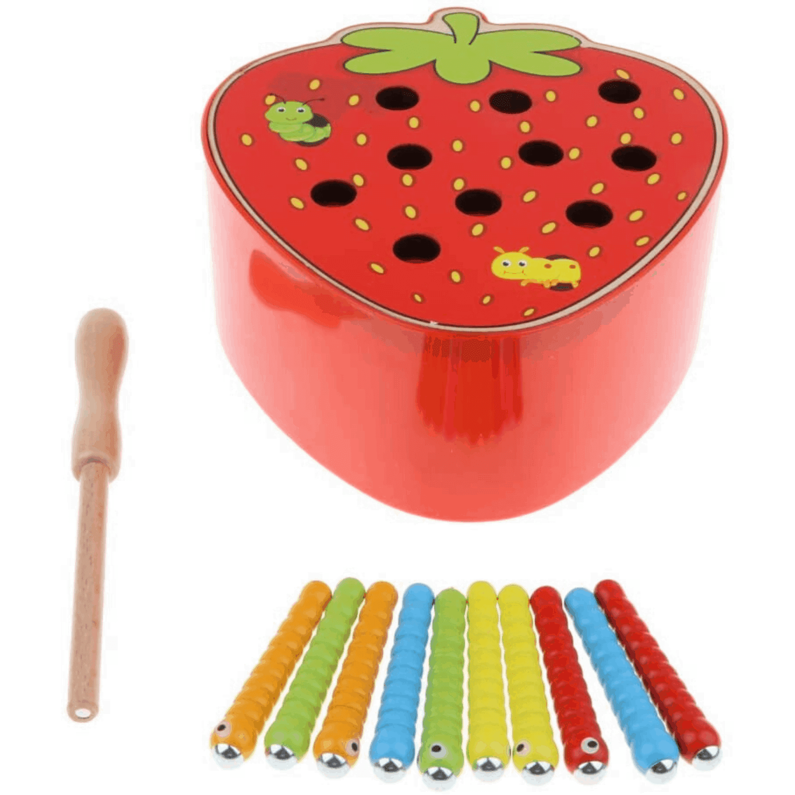 Joc pescuit magnetic capsuna si viermisori 02.png