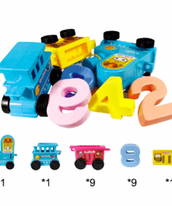 Joc trenulet din plastic pentru copii cu cifre 04.png