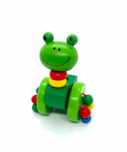 Jucarie de impins din lemn cu figurine – Broscuta.png