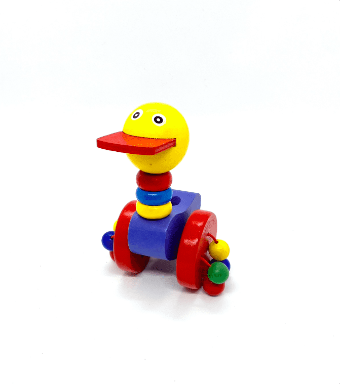 Jucarie de impins din lemn cu figurine – Ratusca 02.png