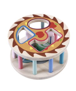 Jucarie de tras cu sortator de forme Arici 03.jpg