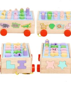 Jucarie de tras cu sortator de forme si animale 01.jpg