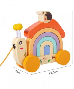 Jucarie de tras si curcubeu de echilibru Melc.jpeg