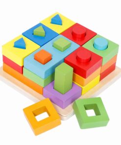 Jucarie educativa Sortator Puzzle din lemn cu forme geometrice 02.jpeg