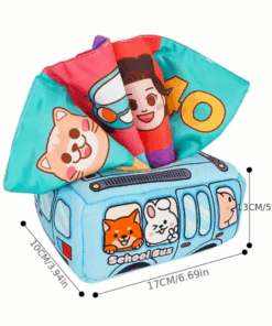 Alternative view of Jucarie educativa si senzoriala bebe, Cutia cu batiste, 0 luni+