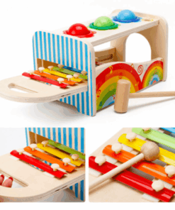Jucarie educativa tip Montessori Xilofon cu bile si ciocan 07.png